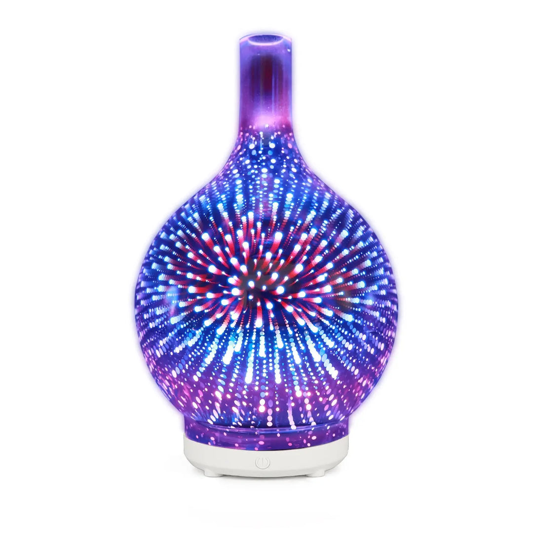 5V Glass Colorful Vase Humidifier - Image #1