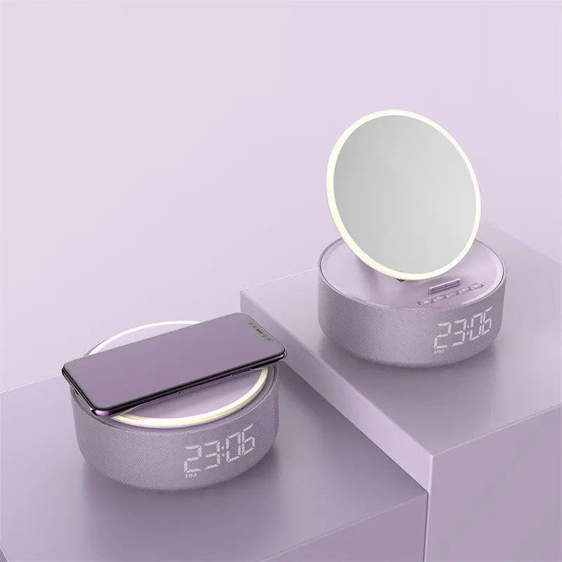 Mirror Wireless Charger Alarm Clock - Image #6