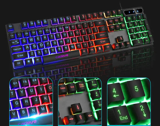 Backlit Gaming Wired Keyboard - Image #4